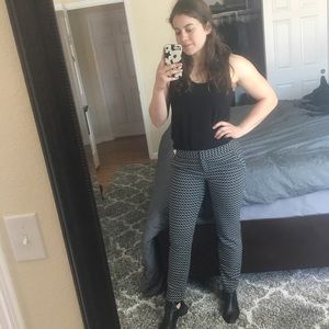 Express Patterned Dress Pants